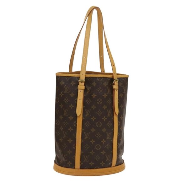 LOUIS VUITTON Monogram Bucket GM Shoulder Bag LV Auth - Picture 1 of 16